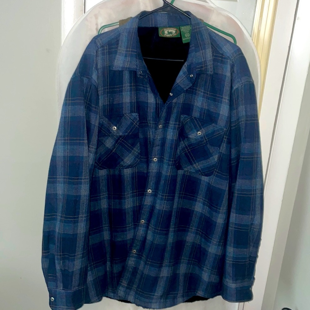 Stillwater Supply Co - Mens "fur" lined Flannel
